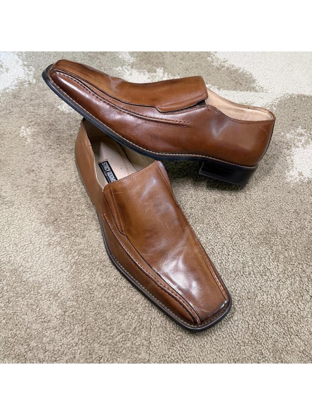 Stacy Adams Men's Leather Slip-On Loafers
